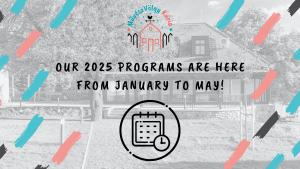 Our 2025 programs are here from January to May!